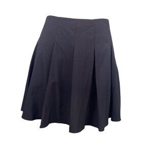 J.Crew Women's Black Pleated Skort With Built-In Shorts Size M - New